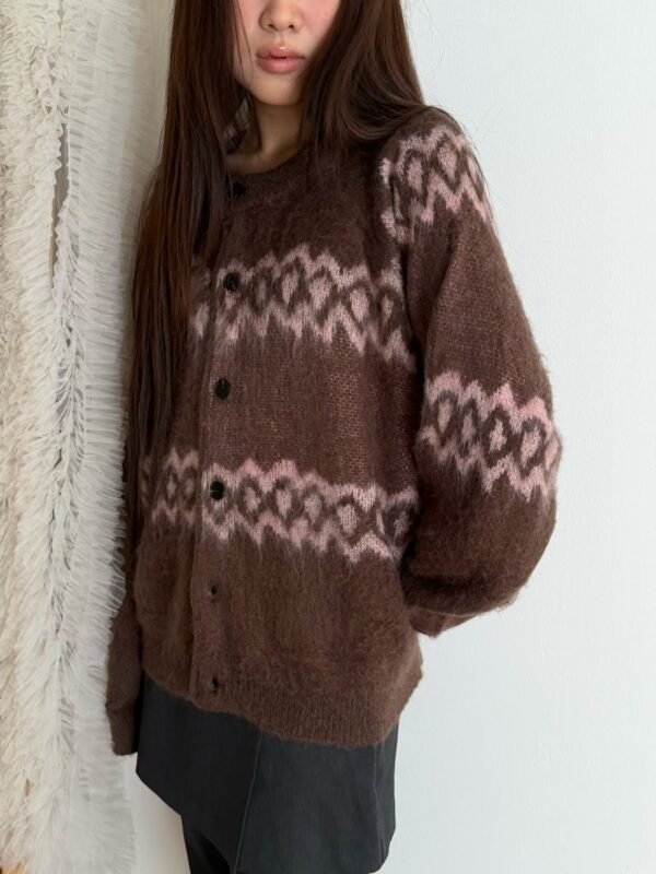 Nix | 🇰🇷 菱波紋針織外套