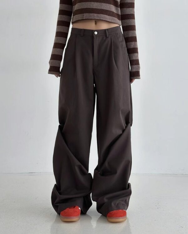 Nix | 🇰🇷 後鬆緊金屬釦長褲