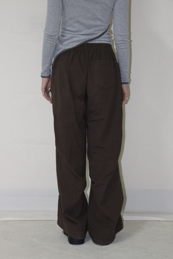 Nix | 🇰🇷 後鬆緊金屬釦長褲