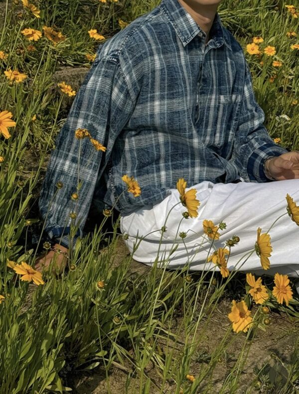 Nix | 🇰🇷 復古水洗格紋襯衫