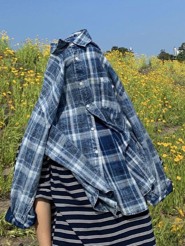 Nix | 🇰🇷 復古水洗格紋襯衫