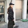 Nix | 🇰🇷 條紋針織連帽外套