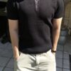 Nix｜🇰🇷 拼接針織短袖上衣
